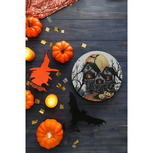 Halloween Blue Castle Servis Tabağı 26 cm 19952