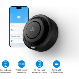 Akıllı Duman Sensörü Wi-Fi Kontrollü ve Gerçek Zamanlı Alarm