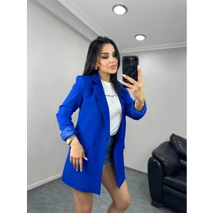 Kadın Tek Düğmeli Blazer Ceket