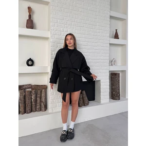 Kadın Beli Kemerli Premıum Trençkot