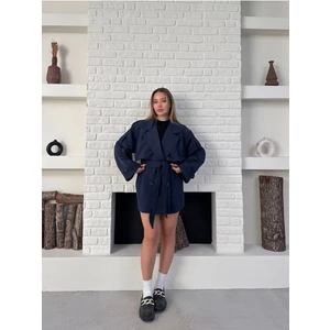 Kadın Beli Kemerli Premıum Trençkot