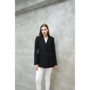 Kadın Tek Düğmeli Blazer Ceket