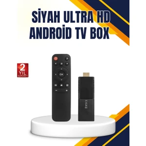 Android TV Stick 4K Ultra HD Görüntü Destekli