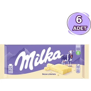 Beyaz Tablet Çikolata 80 gr – 6 adet