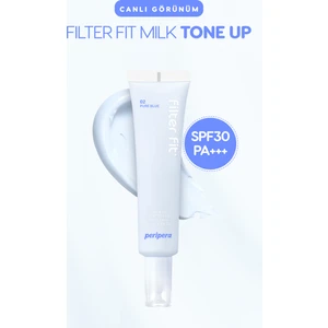 Canlı Görünüm Sunan Ton Eşitleyici Krem PERIPERA Filter Fit Milk Tone Up (002 Pure Blue) SPF30