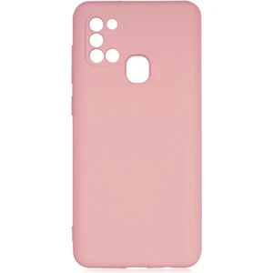 Samsung Galaxy A21S Kılıf Içi Telefonu Çizmeyen Kadife Kaplı Dışı Soft Yapılı Esnek Lansman Kapak Ryc/mara