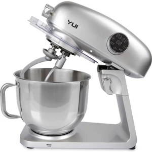 M218 Easy Chef Gümüş Stand Mikser 1800W Motor Gücü 8l Kapasite Dayanıklı Döküm Metal Gövde