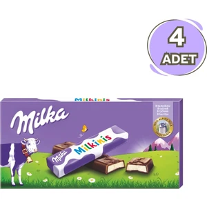 Milkinis Süt Dolgulu Çikolata 87,5 gr - 4 Adet