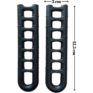 Demlik Kulpu Kılıfı Silikon, Yalıtkan, Kaymaz 2 Adet siyah