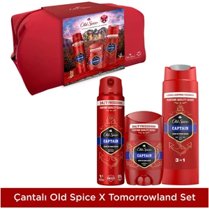 Old Spice Tomorrowland Çantalı Set Deodorant Stick 50 ml - Sprey 150 ml - Duş Jeli 250 ml