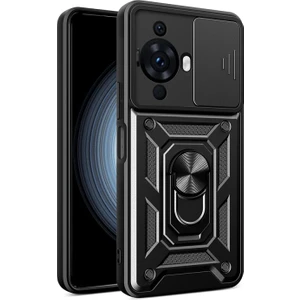 Techno Guru Huawei Nova 12S Kılıf Kamera Sürgülü ve Tam Koruma Sağlayan Sert Puma Silikon Kılıf