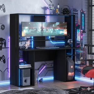 Robin Home Dragon Oyuncu Masası Gamer Masa Gaming Bilgisayar Masası Siyah