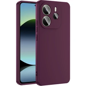 Royal Case Redmi Note 14 4g  Kılıf Içi Telefonu Çizmeyen Kadife Kaplı Dışı Soft Yapılı Esnek Lansman Kapak Ryc/mara