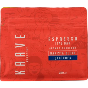 Kaave Roastery Espresso Ital'Bar Çekirdek Kahve 250 gr
