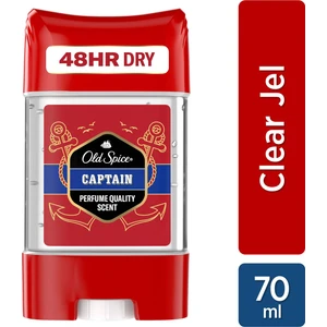 Old Spice Captain Erkekler için Terleme Önleyici Deodorant Clear Jel Stick 70 ml