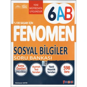 Fenomen 6.sınıf 6AB Sosyal Bilgiler Soru Bankası