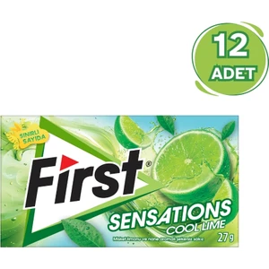 Sensations Cool Lime Aromalı Sakız 27gr-12 Adet