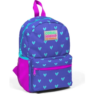 Coral High Kids Lavanta Kalp Desenli Iki Bölmeli Yuva Sırt Çantası 23506