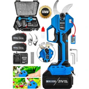 M-50 mm Dijital Kömürsüz Akülü Bağ Dal Ağaç Kesme Biçme Budama Şarjlı Makası Makas Makinesi