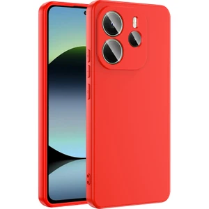 Royal Case Redmi Note 14 4g  Kılıf Içi Telefonu Çizmeyen Kadife Kaplı Dışı Soft Yapılı Esnek Lansman Kapak Ryc/mara