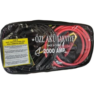 Akü Takviye Kablosu 2000 Amper 2 Metre