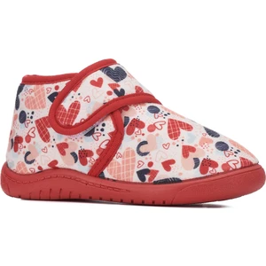 Günlük Kız Erkek Çocuk Panduf Ev Ayakkabısı Esnek Kaymaz Taban Cırtlı Kreş Anaokulu Ayakkabı 263