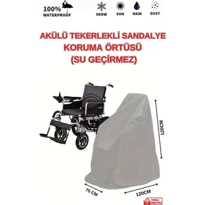 Akülü Tekerlekli Sandalye Koruma kılıfı (örtüsü)-Gri- Sugeçirmez