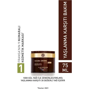 Yves Rocher Konsantre Krem - Besleyici Yaşlanma Karşıtı Değerli Yağ Bakımı / Riche Creme-75 Ml-26454