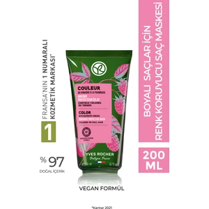 Yves Rocher Renk Koruyucu Saç Maskesi - Boyalı Saçlar / Couleur - Vegan -200ml