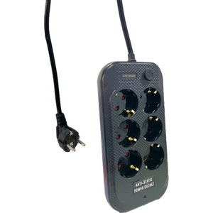 GR-600 6'lı 3metre Kablolu Akım Korumalı Grup Priz