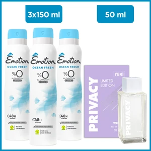 Limited Edition Woman Edt 50 ml & Emotion Ocean Fresh 3X150 ml