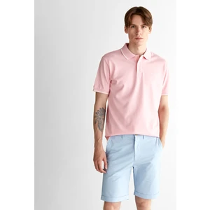 Erkek Pembe Regular Fit Polo