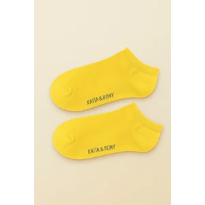 Çocuk Step Çorap Sarı