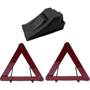 2 Reflektör 1 Takoz Trafik Seti Her Araca Uygun