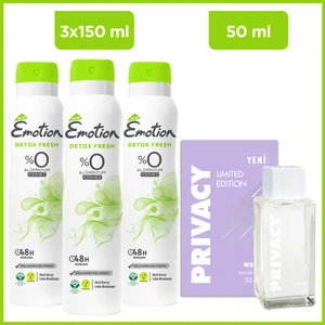 Limited Edition Woman Edt 50 ml & Emotion Detox Fresh 3X150 ml