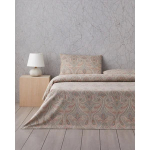 Boho Chic Pamuk Tek Kişilik Nevresim Takımı 160X220 cm Bej