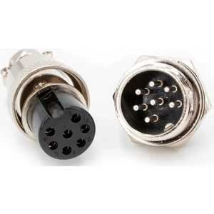 M16 7 Pin Konnektör Erkek+Dişi