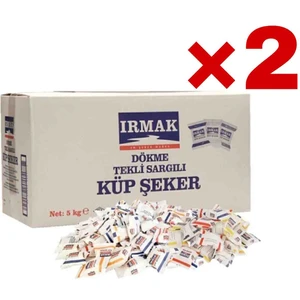 Irmak Tek Sargılı Küp Şeker 5kg×2