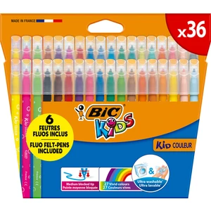 Kids Kids Couleur (Ultra Yıkanabilir) Keçeli Boya Kalemi 36'lı