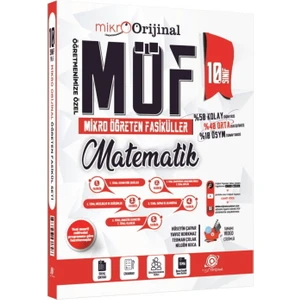 Orijinal Mikro 10. Sınıf Matematik Möf Mikro Öğreten Fasiküller