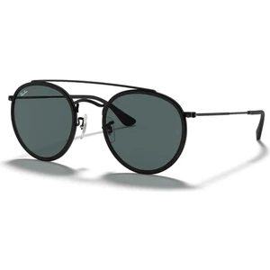 Ray-Ban Round 3647N 002/R5 Black-Blue/grey Güneş Gözlüğü