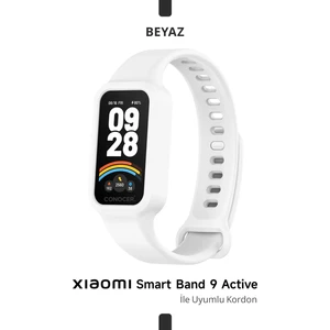 Xiaomi Smart Band 9 Active Kasalı Silikon Kordon Mi 9 Active Yüksek Kalite Silikon Kordon
