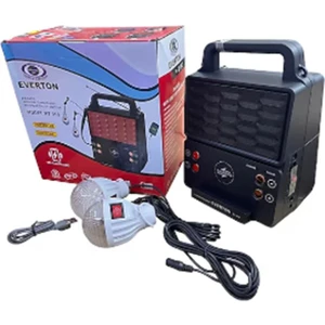 RT-913 Şarjlı Fm/usb/bt Güneş Enerjili 2 Ampullü Solar Set