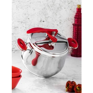 Esila 12 lt Güveç Düdüklü Tencere Kırmızı