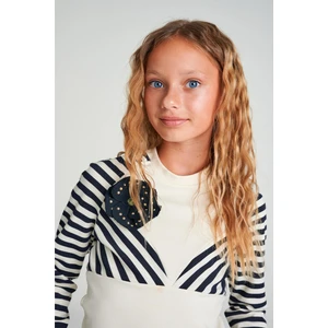 Bg Store Kız Çocuk Çizgili Bluz