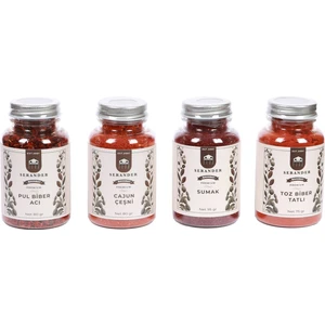 SERANDER SET KIRMIZI 4'LÜ (PET)