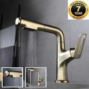 Mutfak Evye Banyo Lavabo Bataryası Asansörlü Yeni Sistem Mat Gold Fiskiyeli İthal 7 Yıl Garantili