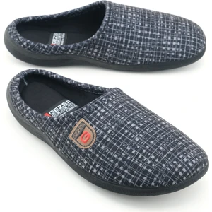 Erkek Kışlık Pu Rahat Taban Ev Bahçe Gondol Terlik