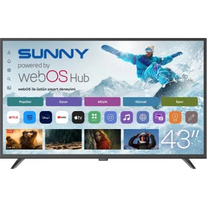 SN43DAL540C 43" 109 Ekran Dahili Uydu Alıcılı Full HD Smart LED TV