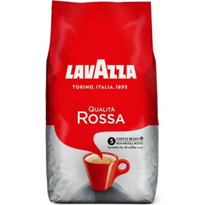 Qualita Rossa Çekirdek Kahve 1000 g – Yoğun Aromalı, 70% Arabica 30% Robusta, Espresso ve Filtre İçin İtalyan Kahvesi